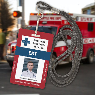 Badge d'identification de sécurité du personnel pa
