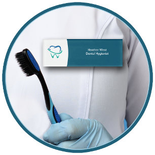 Badge D'identification Dentist Office Staff Trendy Name Tags