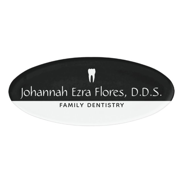 Badge D'identification Dentiste (Devant)