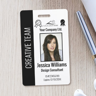 Badge d'identification d'entreprise personnalisé p