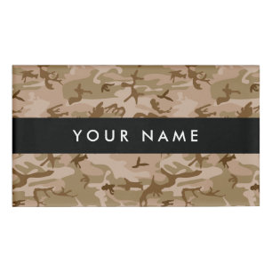 Badge D'identification Dessert Camouflage, camouflage marron, Militaire,