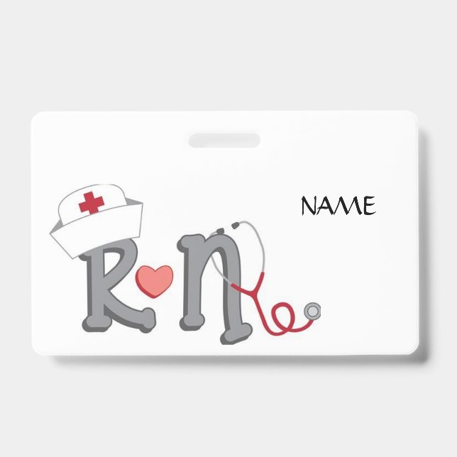 Badge d'identification d'infirmière (Avant)