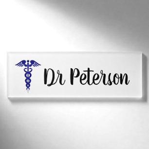 Badge D'identification Docteur personnalisé Name Tag