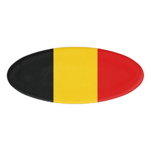 Badge D'identification Drapeau de Belgique
