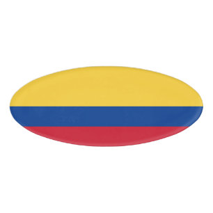 Badge D'identification Drapeau de Colombie