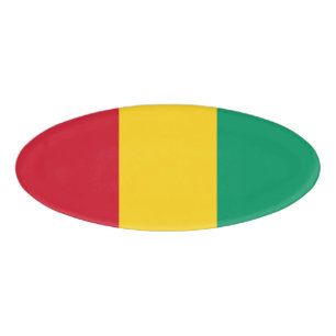 Badge D'identification Drapeau de Guinée