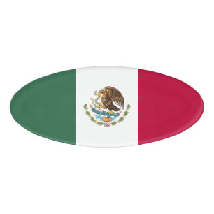 Badge D'identification Drapeau du Mexique