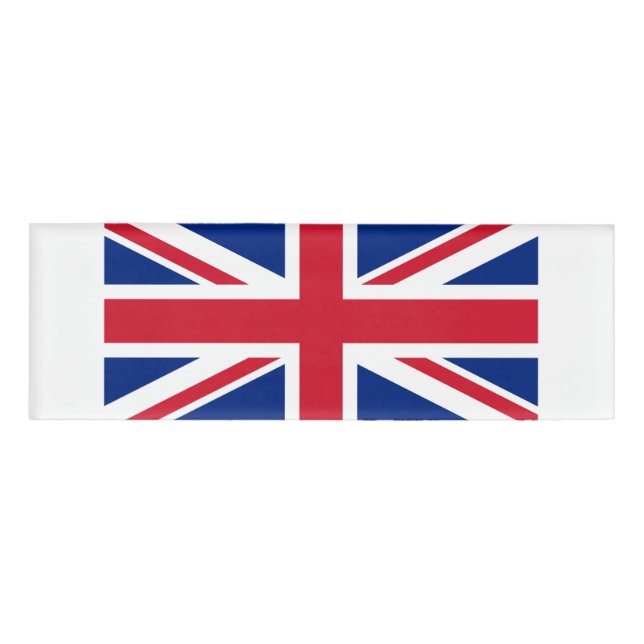 Badge D'identification Drapeau national du Royaume-Uni R-U, Union Jack (Devant)