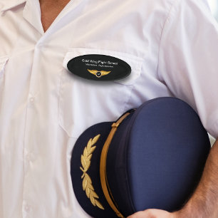 Badge D'identification École De Vol Classique Ou Personnel Aérien