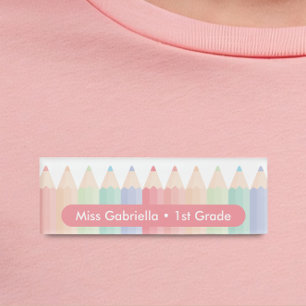 Badge D'identification Enseignant de l'école Rainbow