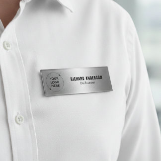 Badge D'identification Étiquette de nom du propriétaire de l'entreprise |