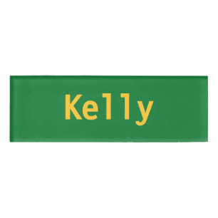 Badge D'identification Étiquette de nom Kelly