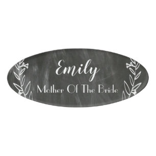 Badge D'identification Étiquette nominative personnalisée en acrylique ta