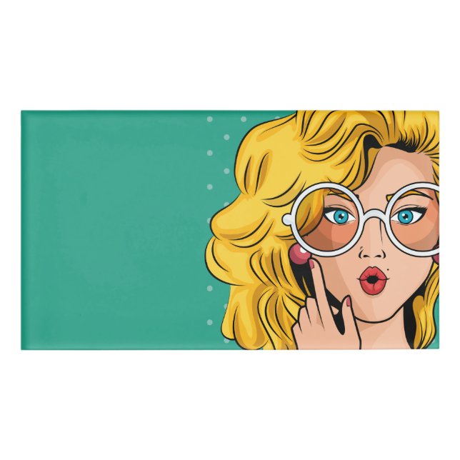 Badge D'identification Girl #1 (Devant)