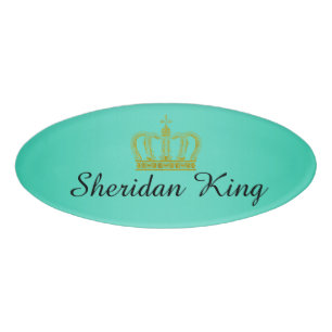 Badge D'identification Golden Royal Crown I + votre backgr. & idées