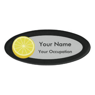 Badge D'identification Halve Lemon