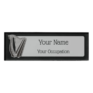 Badge D'identification Icône Harpe