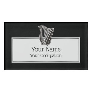 Badge D'identification Icône Harpe