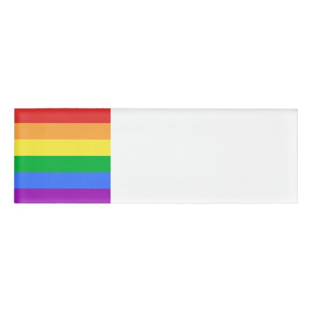 Badge D'identification Indicateur Rainbow (Devant)
