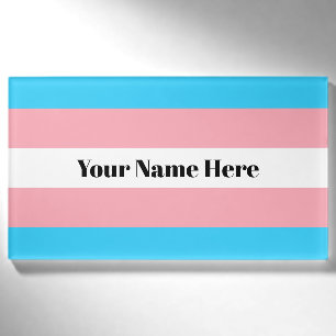 Badge D'identification Indicateur transgenre personnalisé
