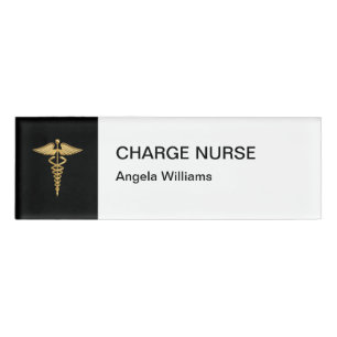 Badge D'identification Infirmier en chef Médicale chic