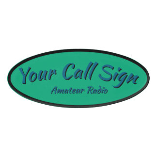 Badge D'identification Insigne de nom de l'indicatif d'appel