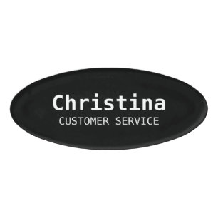 Badge D'identification Insigne de nom   Personnel employé