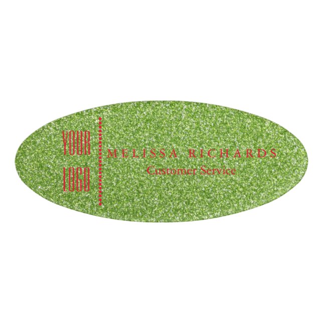 Badge D'identification Insigne personnalisé de petit nom (Devant)