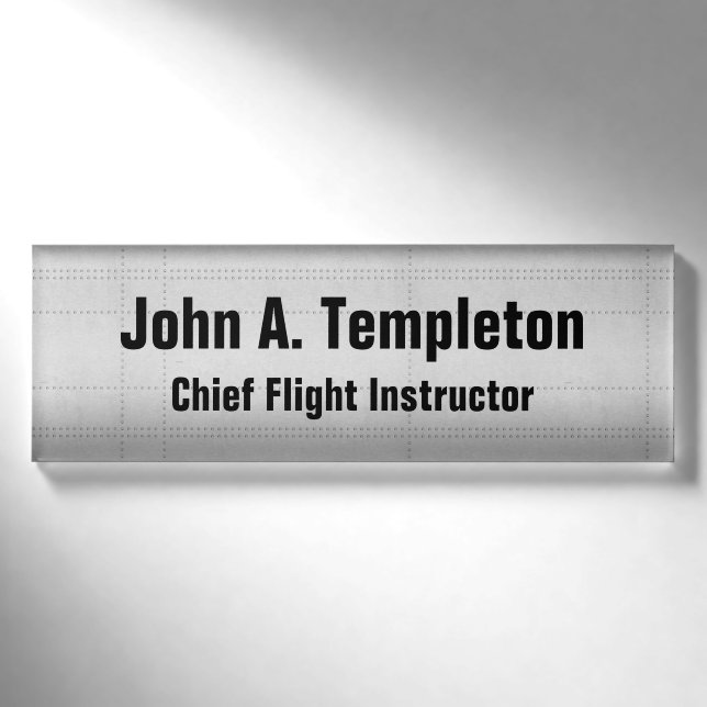 Badge D'identification Instructeur de vol (Devant)