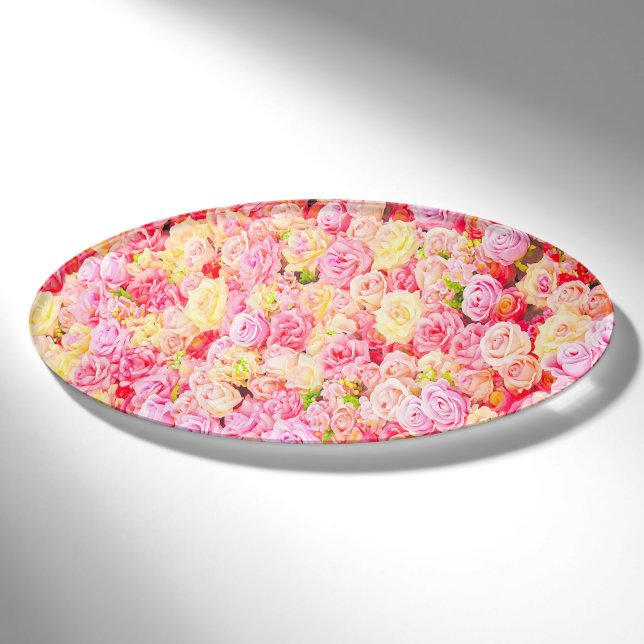 Badge D'identification Jardin de roses (Devant)