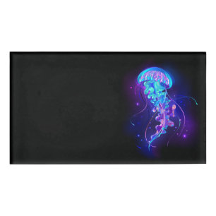 Badge D'identification Jellyfish éclatante couleur