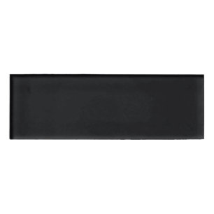 Badge D'identification Jet noir couleur solide