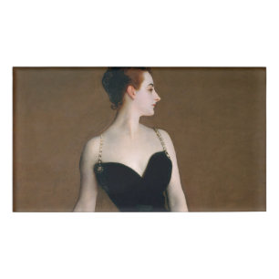 Badge D'identification John Singer Sargent Madame X Portrait Lunatique