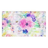 Jolies Fleurs Boho Floral Aquarelle Design
