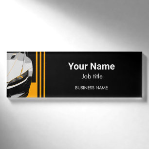 Badge D'identification Lavage de voiture professionnel de detailing autom
