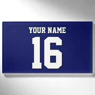 Badge D'identification L'équipe de Jersey de sports Blue Navy