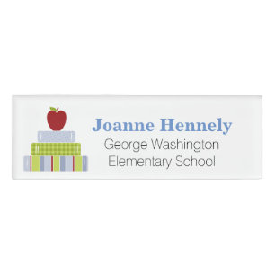 Badge D'identification L'étiquette nommée faite sur commande d'école d