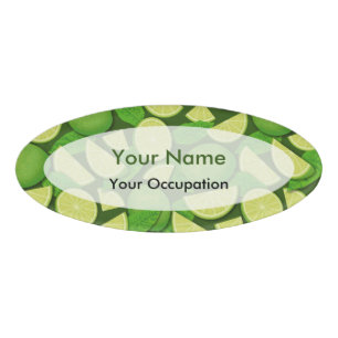 Badge D'identification Lime