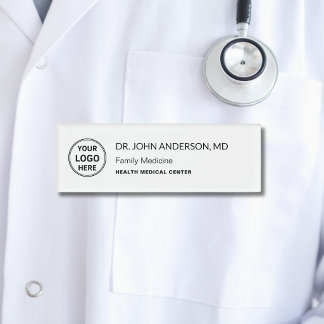 Badge D'identification Logo de professionnel de la santé infirmière médec