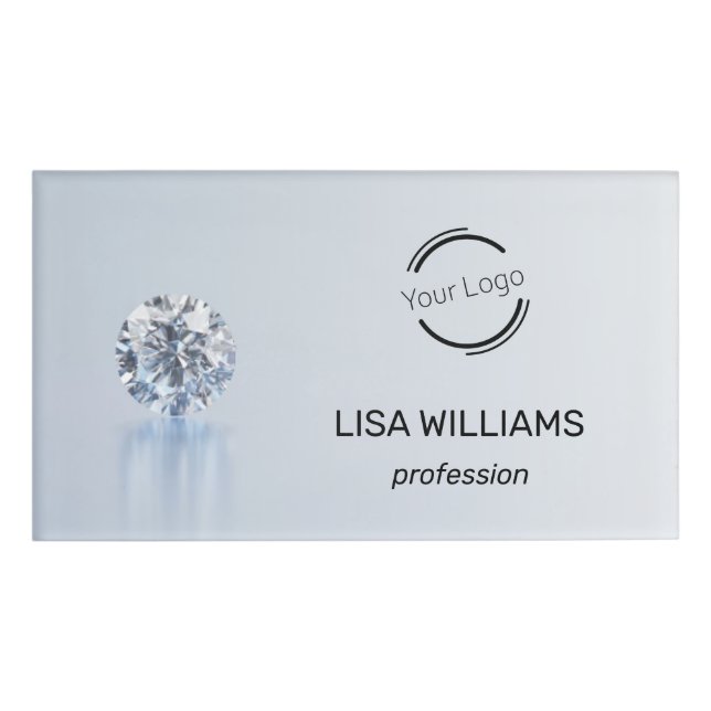 Badge D'identification Logo Diamond (Devant)