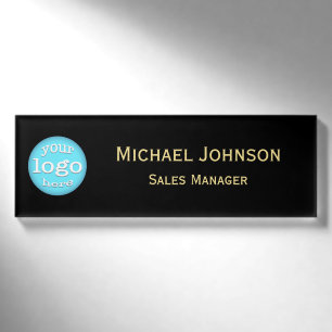 Badge D'identification Logo magnétique des employés de Black Gold