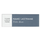 Logo personnalisé Élégant Bleu Poussiéreux Magnet