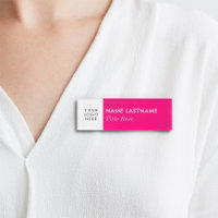 Logo Personnalisé Ici Bright Rose Elegant Titre bl