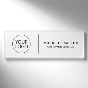 Badge D'identification Logo sur mesure tendance Personnel Employé Logo d'