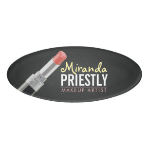 Badge D'identification Maquillage moderne Artiste Styliste Beauté Salon L