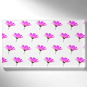 Badge D'identification Marguerite rose 