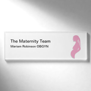 Badge D'identification Maternité Médicale OBGYN Nom du personnel Tags