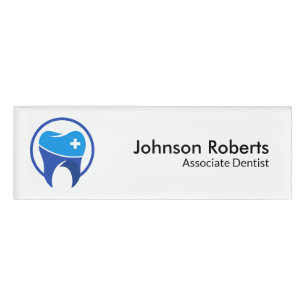 Badge D'identification Médecin dentaire moderne assistant médecin denti
