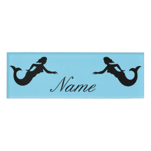 Badge D'identification Mermaid Silhouette Thunder_Cove