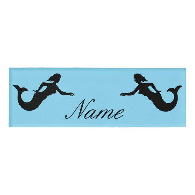 Badge D'identification Mermaid Silhouette Thunder_Cove (Devant)